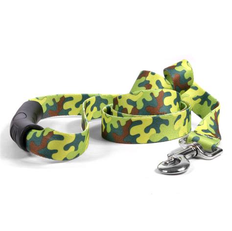 Neon Camo EZ-Grip Dog Leash by Yellow Dog Design, Inc - Order Today at HotDogCollars.com