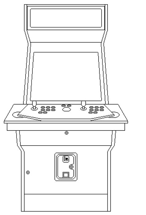 Pixilart - Arcade Machine Template by momokid