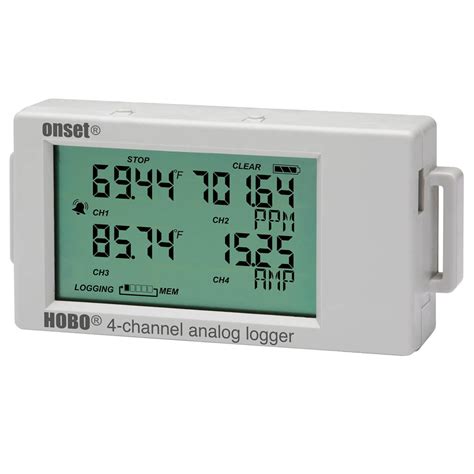 HOBO UX120-006M Data Logger 4 Channel 4-20mA with LCD Display | CWC