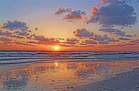 Sunset Beach Photograph by HH Photography of Florida