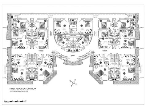 German Style Multistoried Shopping Mall Design First Floor Plan .dwg ...