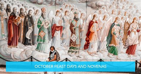 OCTOBER FEAST DAYS AND NOVENAS