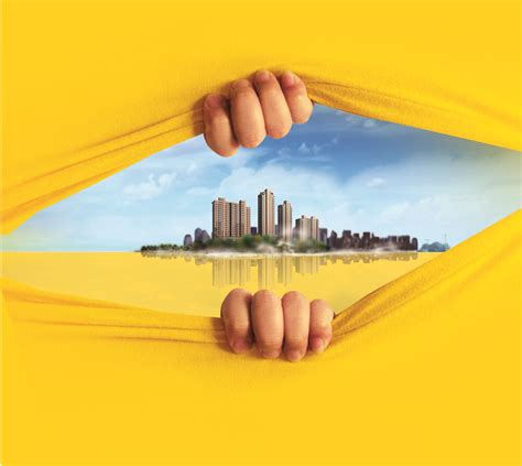 Yellow Background Creative Real Estate Ads, Property, Advertisment, Creative Background Image ...