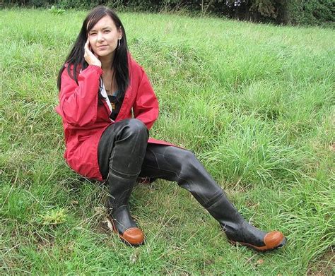 Glamour in Wellies 19. | Womens rubber boots, Rainwear girl, Rain jacket women