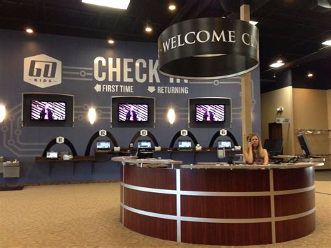 sweet welcome/info desk at river valley church in apple valley mn ...