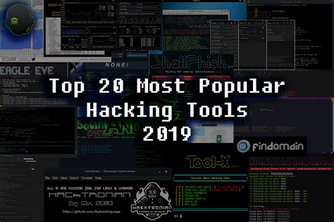 Top 20 Most Popular Hacking Tools in 2019