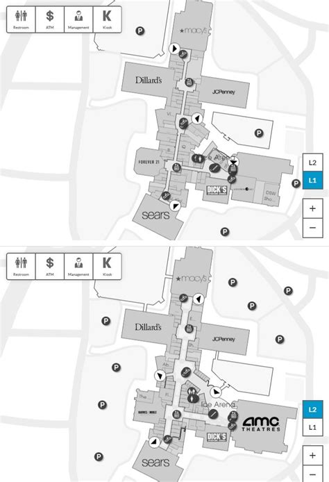 Parks Mall Map | Color 2018