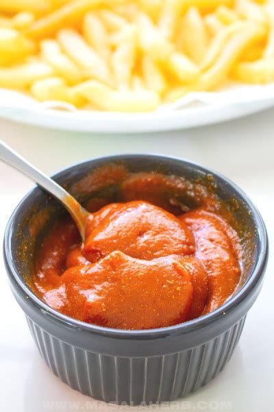 Quick Curry Ketchup Recipe (copycat) | MasalaHerb.com