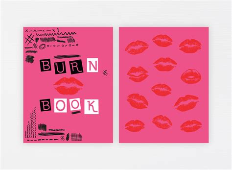 Burn Book Printable Mean Girls Inspired Bachelorette Party - Etsy | Bachelorette party etsy ...