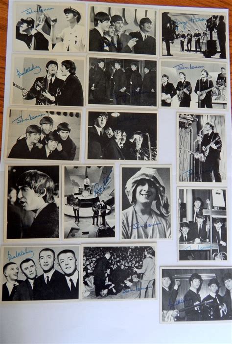 1964 Beatles 2nd Series Trading Cards 16 Cards Beatle | Etsy