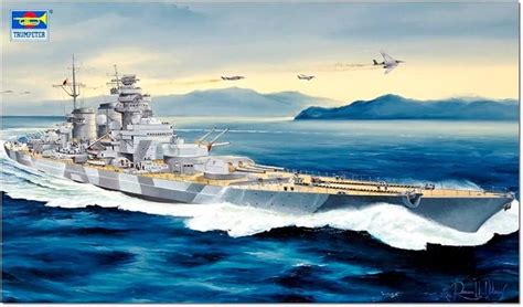 Trumpeter 05371 1/350 German Navy H-Class Battleship Plastic Model | Battleship, Trumpeter ...