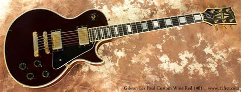 1981 Wine Red Gibson Les Paul Custom