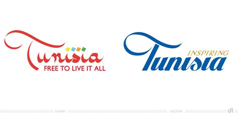 Tunisia Tourism Logo – vorher und nachher – Design Tagebuch