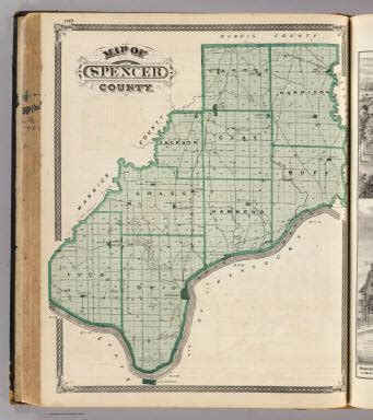 Spencer County Indiana Map | Cities And Towns Map