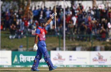 Kushal Bhurtel sets record with three consecutive T20I 50s - The Himalayan Times - Nepal's No.1 ...