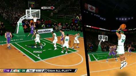 NBA Live 09 All-Play ... (Wii) Gameplay - YouTube