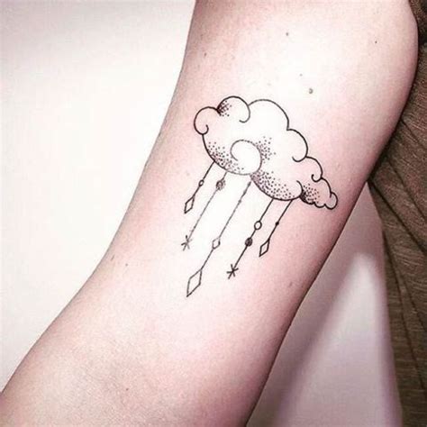 20 Cute Cloud Tattoo Ideas For Women - Styleoholic