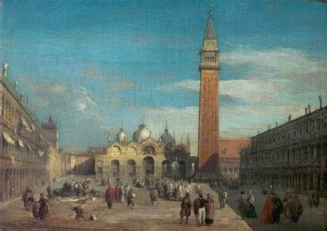 The Piazza, San Marco, Venice (View of the Piazza of San Marco and the Campanile) by Richard ...