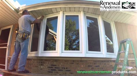 Bow Window Installation - Morton, IL - Renewal by Andersen - YouTube