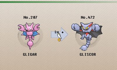 Pokemon Gliscor Evolution