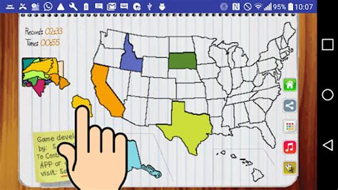 USA MAP 50 States Puzzle Game - Apps on Google Play