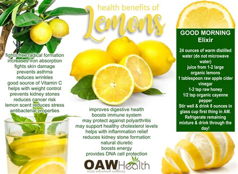 20 Health Benefits of Lemons - OAWHealth | Lemon health benefits, Lime ...