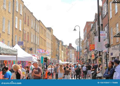 Brick Lane Sunday Market London UK Editorial Photography - Image of ...