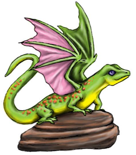 Winged Lizard by SilvanonOfTheOrchard on deviantART