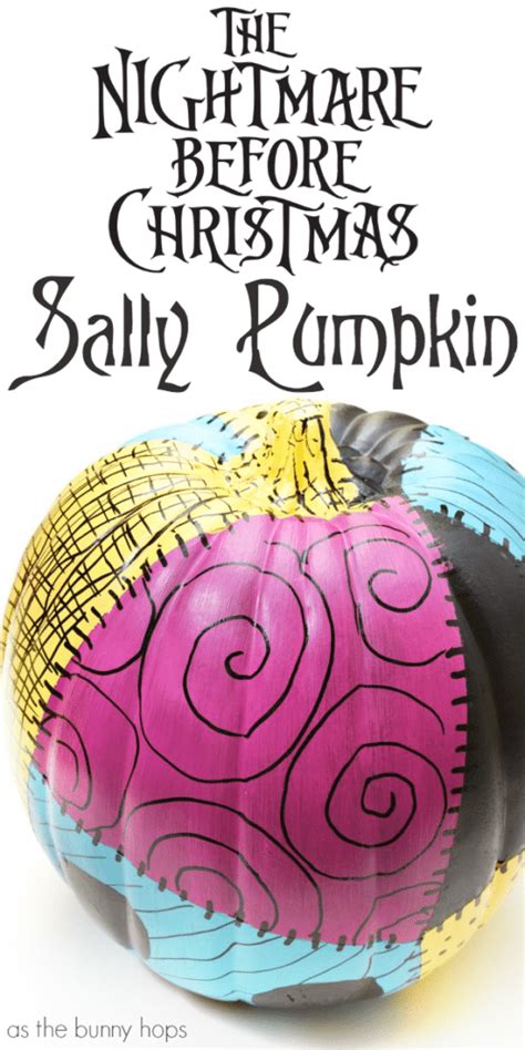 Hand-Painted Sally Pumpkin - As The Bunny Hops®