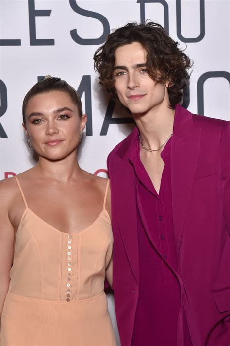 Florence Pugh and Timothée Chalamet at the Little Women Premiere in ...