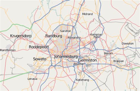 Tembisa Map - South Africa