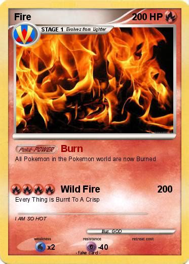 Pokémon Fire 6631 6631 - Burn - My Pokemon Card