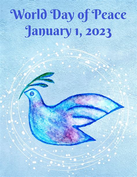 World Day of Peace – January 1, 2023 – Benedictine Sisters