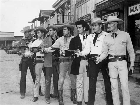 The leading line-up of Warner Bros' television Westerns, circa 1959 ...