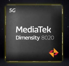 MediaTek Dimensity 8020 review and specs (cores, GHz, nm, gpu Gflops, size)