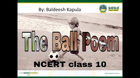 The Ball Poem - YouTube