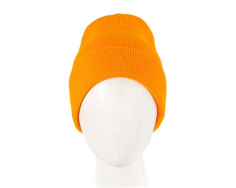 Woolen Yellow Beanie Ski Hat - Fascinators.com.au