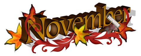 November clipart november 1, November november 1 Transparent FREE for ...