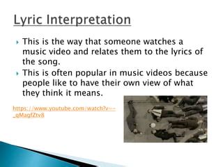 Music video techniques | PPT | Free Download