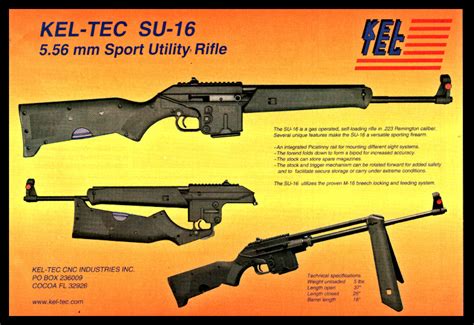 1999 KEL-TEC SU-16 5.56mm Sport Utility Rifle PRINT AD Advertising | eBay