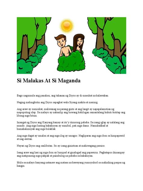 Si Malakas at Si Maganda | PDF