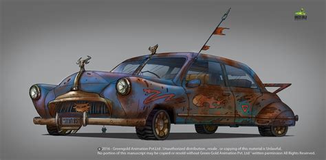 ArtStation - Junk car