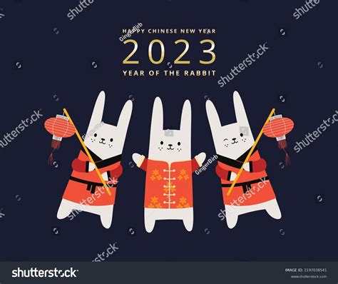 Chinese New Year 2023 Banner Design Stock Vector (Royalty Free ...