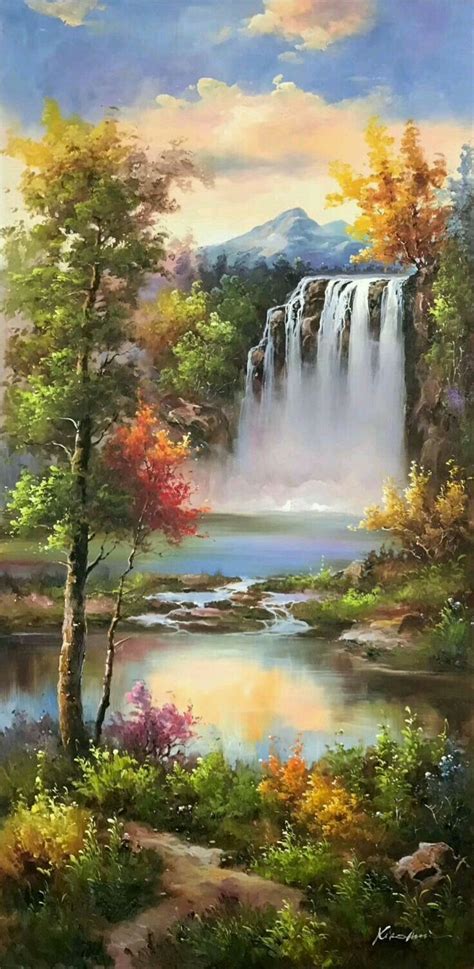 Amazing #OilPaintingScenery #OilPaintingOleo | Oil painting landscape, Landscape paintings ...