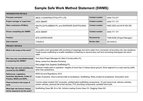 Who is Responsible for the Concrete Boom Pump Swms Template? - gas welding and cutting