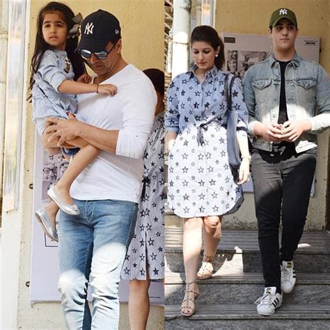 [HQ Pics] It's denim season for Akshay Kumar and Twinkle Khanna as they ...