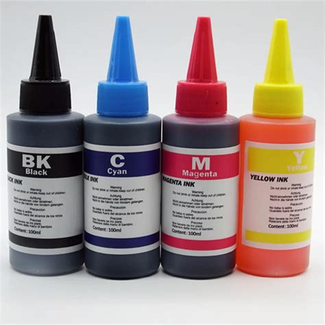 4 x 100ml/Color Universal Dye Refill Ink Kit Kits For HP 564 564XL HP ...