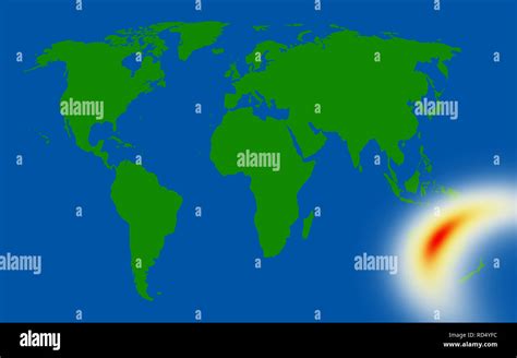 World map showing storms over Australia Stock Photo - Alamy