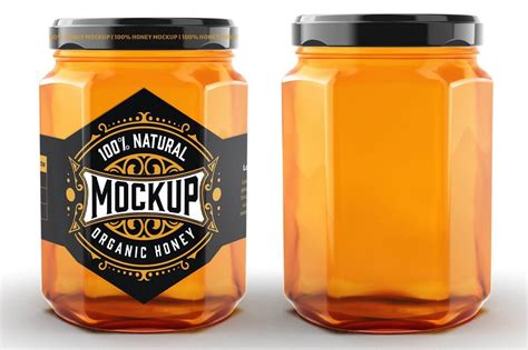 20+ Beautiful Honey Bottle Mockup PSD Templates - Mockup Den