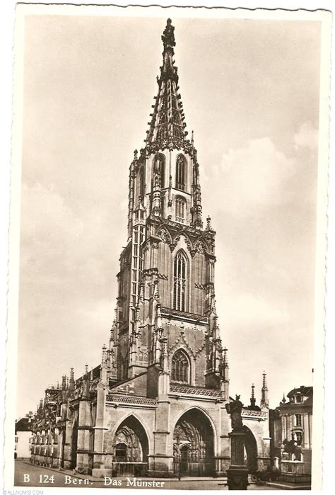 Bern - Cathedral (Das Münster), Berna - Switzerland - Postcard - 29397